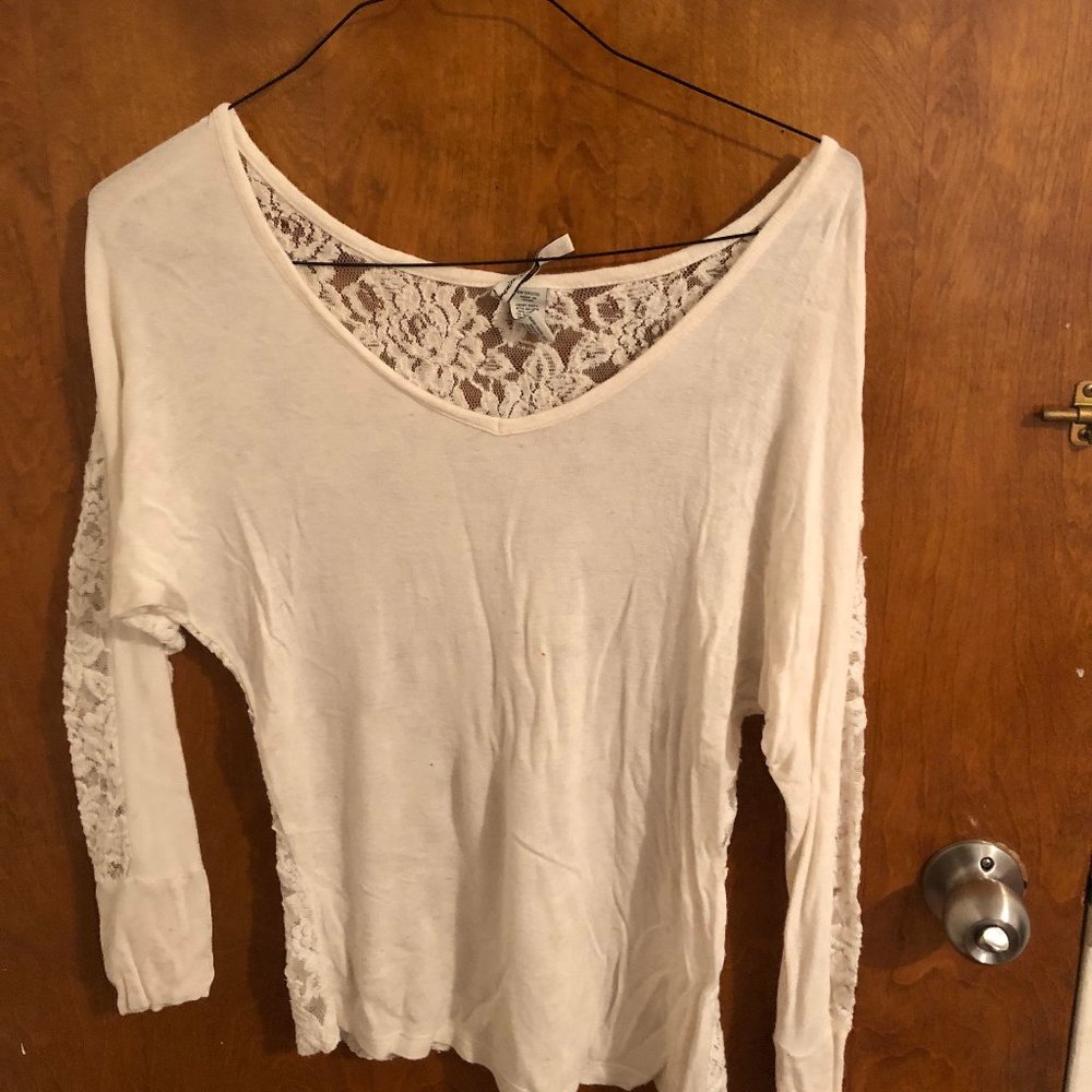 White Lace Shirt